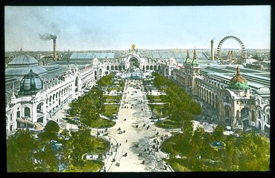 Paris Exposition Universelle: Champ de Mars, Chateau of Water and the Palace of Electricity, 1900 by French Photographer